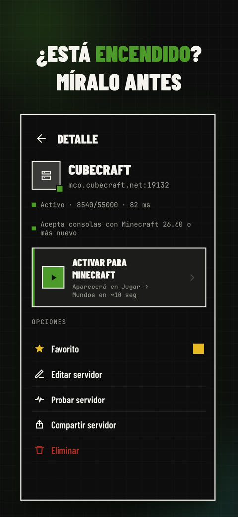 ¿Está encendido? Míralo antes